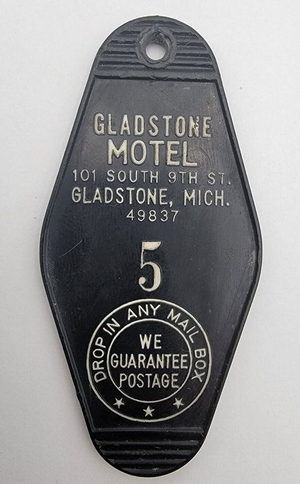 Gladstone Motel - Key Fob (newer photo)